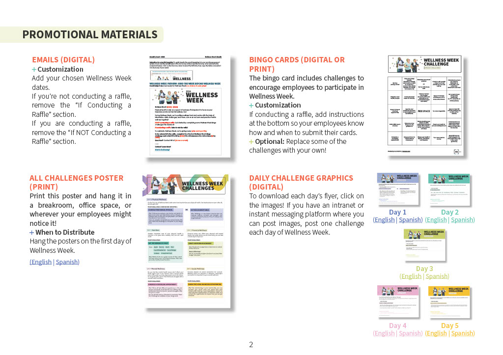 MJ Insurance wellness week campaign
